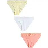 Next Slip pastelgul / laks / hvid