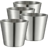 Dorre Peg pommes-/serveringskop Rustfrit stål, 4-pak, Ø9,5 cm