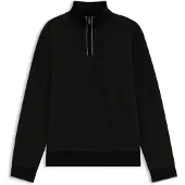 BOSS Sweatshirt med høj krave i bomuld