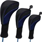 INF Golfkøllebetræk - 1, 3 & 5 Woods Blue