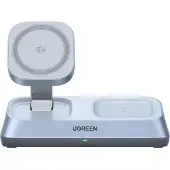 UGREEN MagFlow Qi2.2 25 W 3-in-1 Magnetic Wireless Charger Station