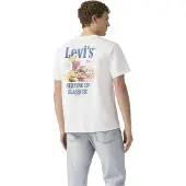 Levi's evi T-shirt Reaxed Fit Hvid måe