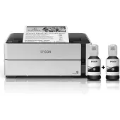 Epson EcoTank M1170 - Printer - S/H - Duplex - blækprinter - kan genopfyldes - A4/Legal - 1200 x 2400 dpi - op til 20 spm - kapacitet: 250 ark - USB 2.0, Gigabit LAN, Wi-Fi(n) - hvid