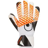 Uhlsport Målmandshandske Fangmaschine Soft Competition - Hvid/Sort/Orange, størrelse 8