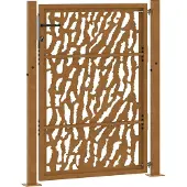 vidaXL havelåge 100x125 cm vejrbestandigt stålspordesign