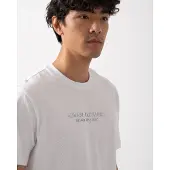 Armani Exchange A|X Armani Exchangetil mænd. XM001280AF10361U0002 Almindelig T-shirt med hvidt logo (L), Casual, Bomuld, Korte ærmer