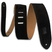 Levys Leathers Simply Suede 2" Guitar Strap Black