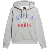 Superdry Glitter Graphic Logo Hættetrøje