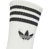 Adidas Originals Sokker 3-stripes Crew 3-pak - Hvid/sort, størrelse 34-36 XS
