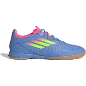 Adidas Herre F50 League Indendørs Fodboldstøvler Blue Fusion/Lucid Lemon/Lucid Pink