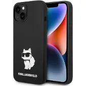 Karl Lagerfeld Choupette-etui i silikone til iPhone 14 Plus - sort
