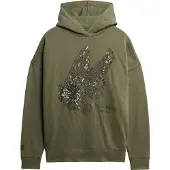 Superdry Superdrytil kvinder. W2012463A Sweatshirt Tatto grøn (XL), Casual, Bomuld