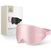 Tech-Protect EyeShade Ergonomisk 3D-sovemaske med justerbar rem - Baby Pink