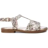Carmela Carmelatil kvinder. 16219904-NUDE Læder sandaler 162199 brun (39), Fast, Spænder, Casual