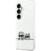 Karl Lagerfeld IML Peekaboo Karl & Choupette MagSafe Case for Samsung Galaxy S26 Plus - Transparent