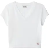 Calvin Klein Jeans Shirts 'Slim' hvid