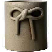 DBKD Bow krukke Ø11 cm Beige