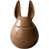 DBKD Eating rabbit skål lille Shiny nougat