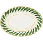 Pick a Poppy Swirl serveringsfad Green, 32 cm