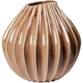 Broste Copenhagen Wide vase M 25 cm Fawn
