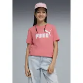Puma ESS No. 1 Logo Tee Youth, Age, Wild Pink, 11-12Y
