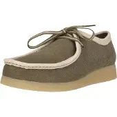 Clarks Herre Premium Wallabee Evo G Sko Olive Combi