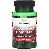 Swanson Health , Resveratrol Kompleks, 60 Kapsler