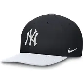 Nike Mlb New York Yankees Dri-fit Pro Structured Square Bill Kasket