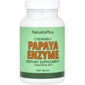 NaturesPlus , Kædet Papaya Enzyme, 360 Tabletter