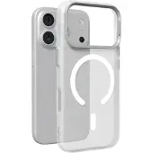 SBS Lightfeel iPhone 17 Pro-etui, kompatibelt med MagSafe – gennemsigtigt og hvidt