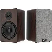 AVCOM 6" Bookshelf Speaker Pair Walnut
