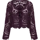 ONLY Cardigan 'ONLWaterly' vinrød