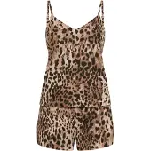 LASCANA Shorty beige / brun / sort
