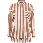 LASCANA Shorty brun / hvid