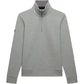 Superdry Superdrytil mænd. M2014535A Essential Half Zip Sweatshirt grå (L), Casual, Bomuld
