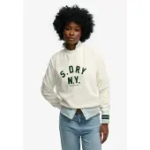 Superdry Superdrytil kvinder. W2012592A Country Sweatshirt beige (L), Casual, Bomuld