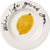Pick a Poppy Lemon tapastallerken Gul, 15 cm