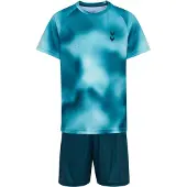 Hummel Træningsdragt marin / cyanblå / neonblå