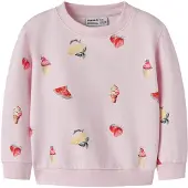 Name it Sweatshirt gul / grøn / rød / purpur