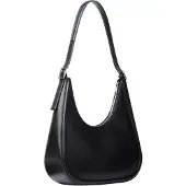 Calvin Klein Skuldertaske 'Contrast Monogram Hobo' sort / hvid