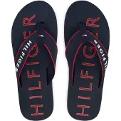 Tommy Hilfiger Klipklappere mørkeblå / rød / hvid