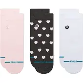 Stance Sokker 'Hearts Lowrider' lyserød / sort / hvid
