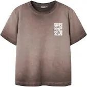 Name It Kids Shirts brun / hvid