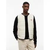 Tommy Hilfiger Vest 'Lightweight Down Quilted' beige / hvid