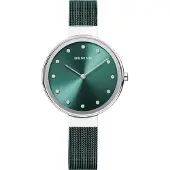 Bering Dameur 12034-808 Classic Grøn/Stål Ø34 mm