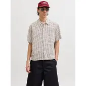 Jack & Jones Skjorte khaki / oliven / hvid