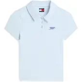 Tommy Hilfiger Shirts 'Slim Fit Logo' blå / pastelblå