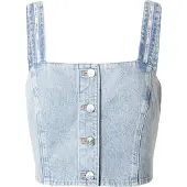 Calvin Klein Overdel 'Logo Tape Tank' blue denim