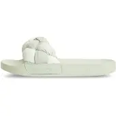 Tommy Hilfiger Pantoletter 'Embossed Braided Strap' lysegrøn
