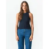 TeeShoppen Overdel ' Ribbed ' blå